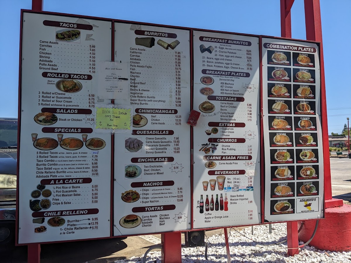 Adalbertos Menu - Image 1